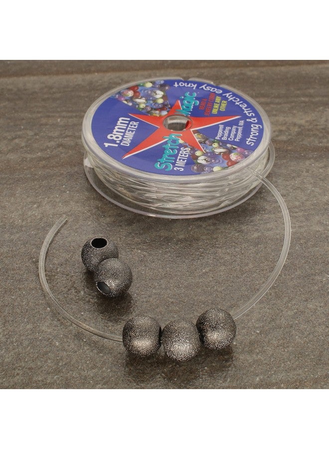 Stretch Magic Bead & Jewelry Cord Strong & Stretchy Easy To Knot Clear Color 1.8Mm Diameter 3Meter (9.8 Ft) Spool Elastic String For Making Beaded Jewelry - Image 3