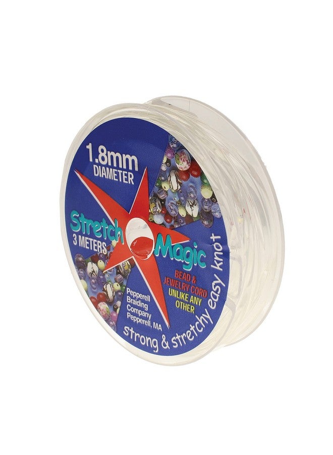 Stretch Magic Bead & Jewelry Cord Strong & Stretchy Easy To Knot Clear Color 1.8Mm Diameter 3Meter (9.8 Ft) Spool Elastic String For Making Beaded Jewelry - Image 2