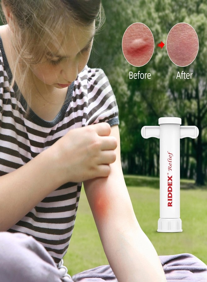 Riddex أداة سحب لدغات الحشرات RIDDEX - تخفيف حكة لدغات الحشرات بشكل طبيعي وخالي من المواد الكيميائية لدغات النحل والذباب، قابلة لإعادة الاستخدام، رائعة للتخييم والمشي والسفر، علاج لتخفيف لدغات البعوض 2 عبوة - Image 5