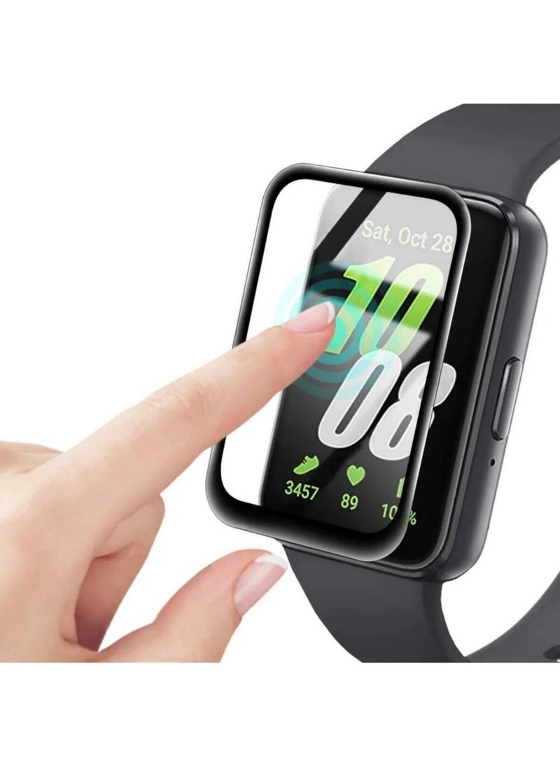 Techmaster Samsung Galaxy Fit 3 R390 Compatible 3D Glass Full Screen Protector  - Image 3