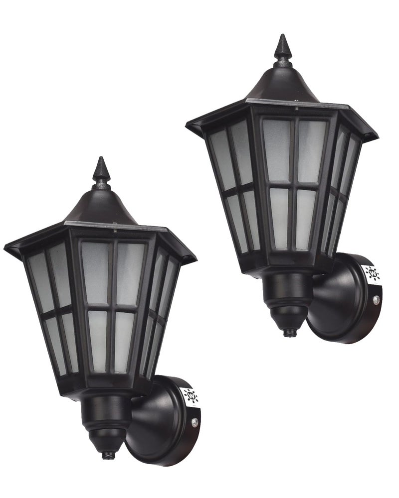 Whiteray Hurricane Outdoor Metal Lighting/Exterior Wall Light Lamp/Wall Gate Light for Home Decor (Bulb Not Included) (Pack of 2) - Image 1