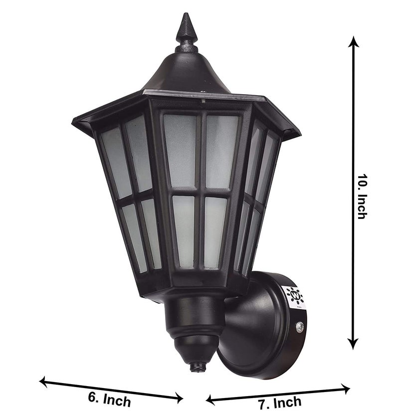 Whiteray Hurricane Outdoor Metal Lighting/Exterior Wall Light Lamp/Wall Gate Light for Home Decor (Bulb Not Included) (Pack of 2) - Image 4