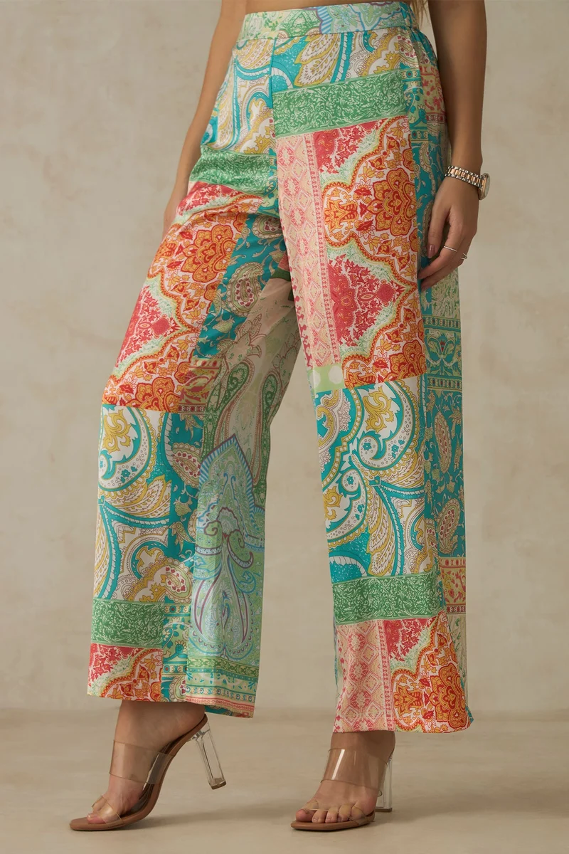 Virgio Virgio Women Cotton Ethnic Motifs Trousers