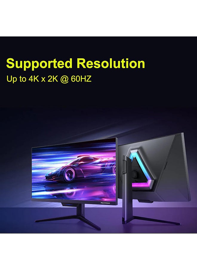 MOWSIL - محول Mini DisplayPort إلى DisplayPort، محول Mini DP ذكر إلى DP أنثى، دقة مدعومة 4K@60Hz لأجهزة iMac والكمبيوتر المحمول وMac Mini والشاشات وأجهزة التلفزيون عالية الدقة وجهاز العرض - Image 1