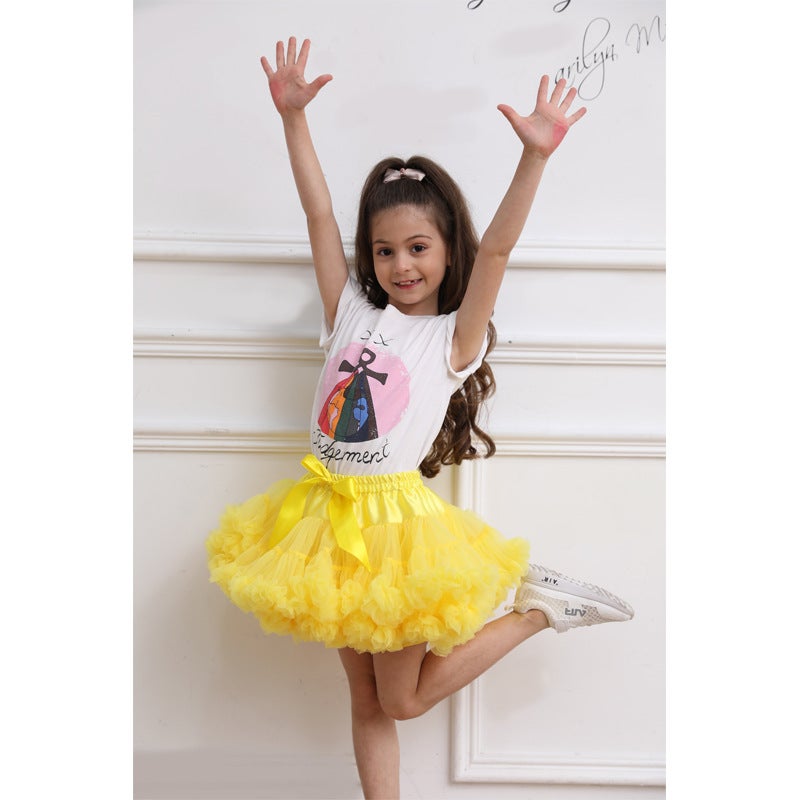 Children'S Tutu Skirt Girls' Skirt Lolita Princess Skirt Stage Performance Tutu Skirt Tutu Skirt - Image 1