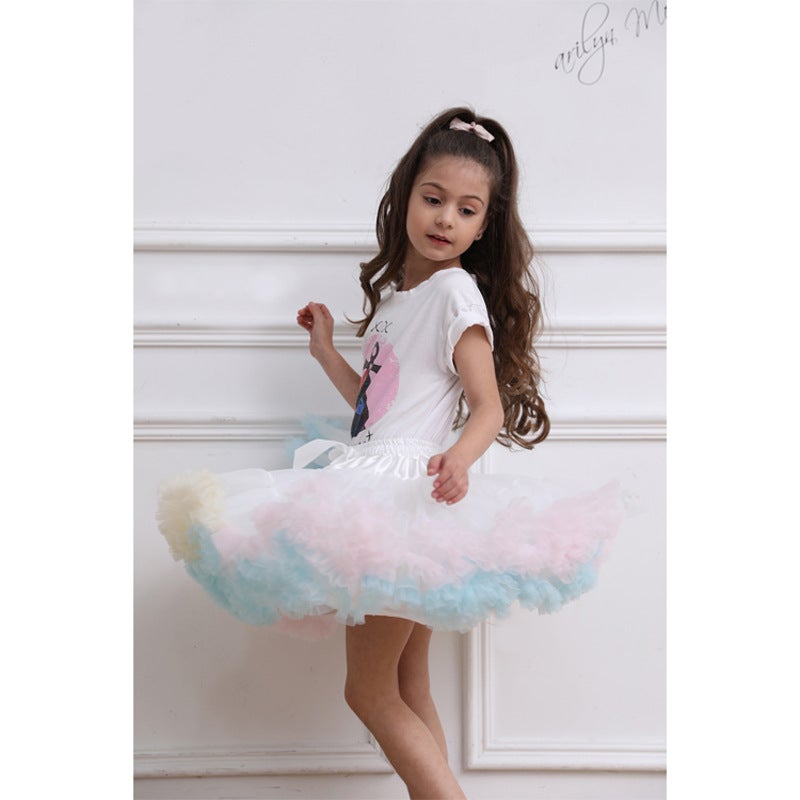 Children'S Tutu Skirt Girls' Skirt Lolita Princess Skirt Stage Performance Tutu Skirt Tutu Skirt - Image 5