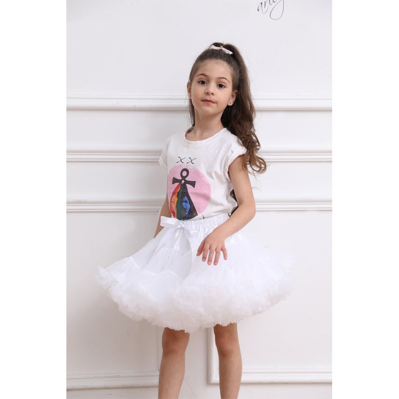 Children'S Tutu Skirt Girls' Skirt Lolita Princess Skirt Stage Performance Tutu Skirt Tutu Skirt - Image 4