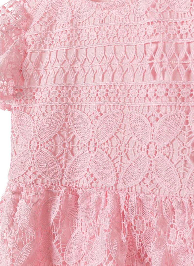 مينوتي فستان دانتيل أنيق للبنات المراهقات للمناسبات - Image 3