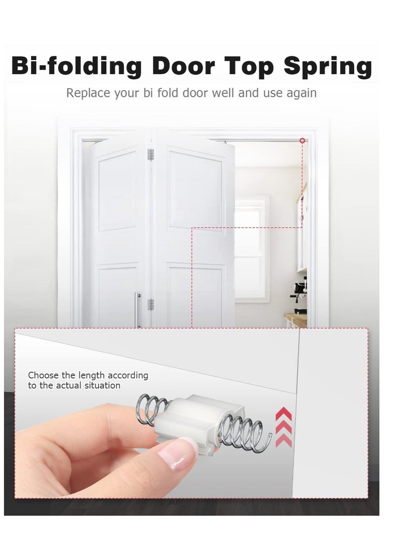 SOLARAE 16 PCS Bifold Door Hardware Repair Kit,  Repair Replacement Parts for Bi-fold Door Sliding Door, Suitable for Folding Pocket Door Accordion Door Barn Door - Image 5