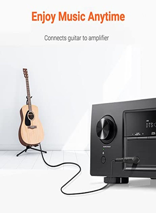 WILLIZTER Right Angled 6.35mm 0.25 inch TRS 3 Pole Male to 3.5mm Female 90 Degree Adapter Converter Extension Extender Stereo Auxiliary AUX Headphone Audio Jack Plug Wire Cord 3 Pack - Image 3