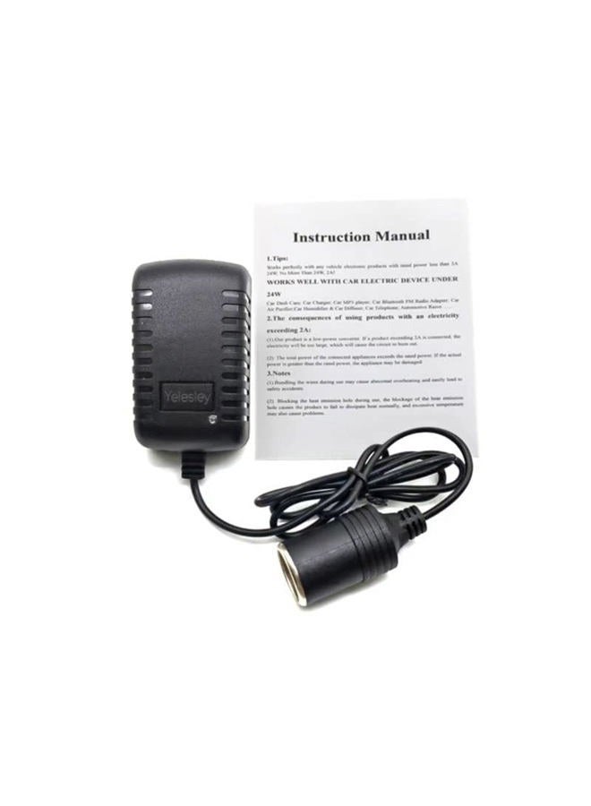 Yelesley 2A 24W Car Cigarette Lighter Socket Adapter - Image 3