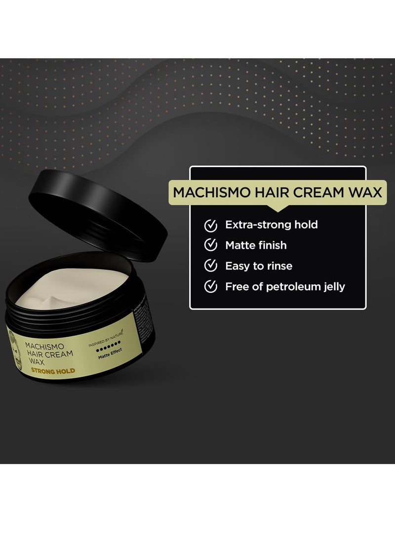 The Man Company Machismo Stronghold Hair Wax for Men Stylish Matte Finish with Volume Non Sticky - 100gm - Image 3