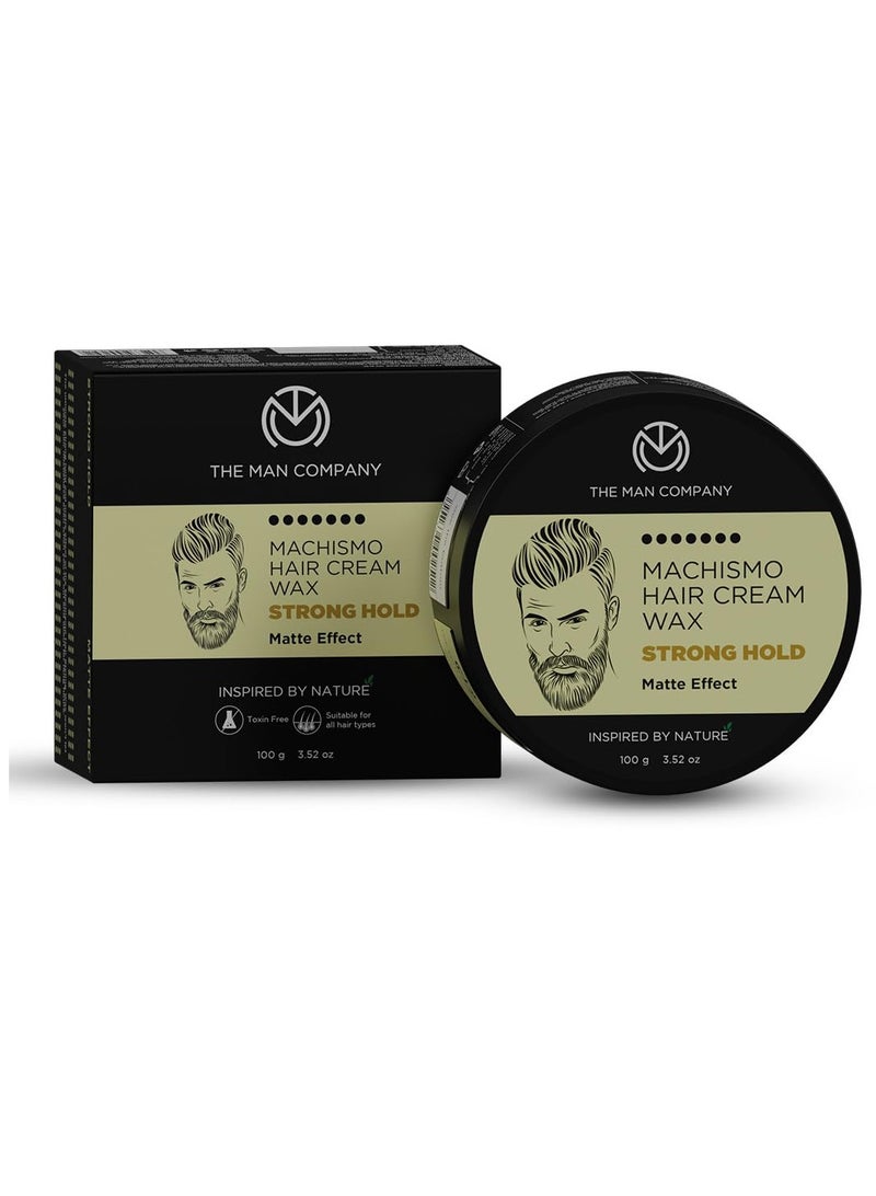 The Man Company Machismo Stronghold Hair Wax for Men Stylish Matte Finish with Volume Non Sticky - 100gm - Image 2
