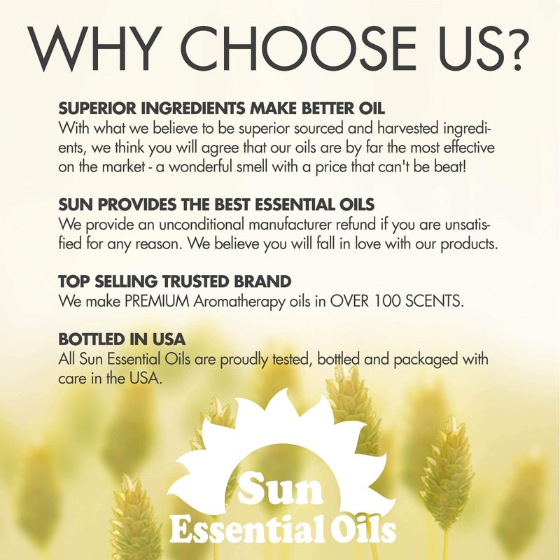 Sun Essential Oils - Peppermint Essential Oil (8 oz) with Dropper for Diffuser, Humidifier, Skin & Aromatherapy Body Massage, Candle & Soap Making for Home - Image 5