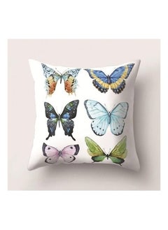 Eckek Set Of 6 Living Decorative Throw Pillow Case Multicolour 45 x 45centimeter  - Image 1