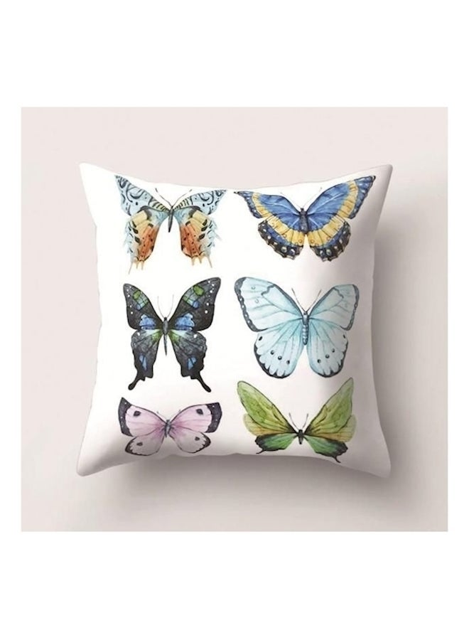 Eckek Set Of 6 Living Decorative Throw Pillow Case Multicolour 45 x 45centimeter - Image 1