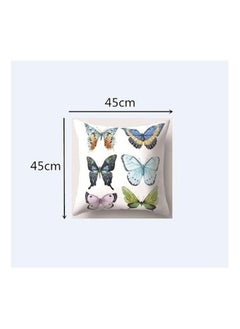 Eckek Set Of 6 Living Decorative Throw Pillow Case Multicolour 45 x 45centimeter  - Image 2