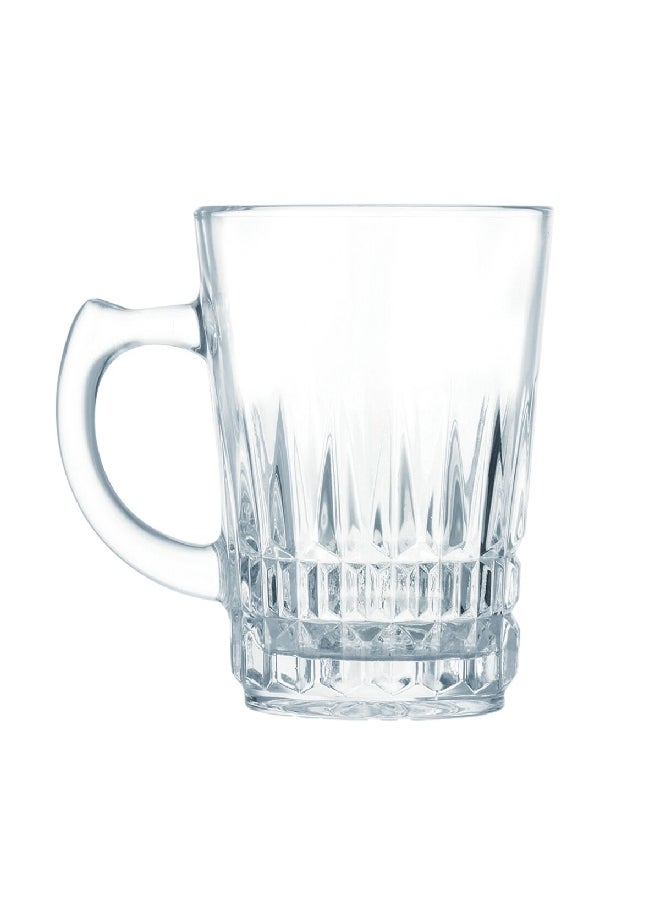 لومينارك كوب قهوة زجاجي مزخرف ودائم من  تيمب امبيريتور شفاف 160 مل V7285