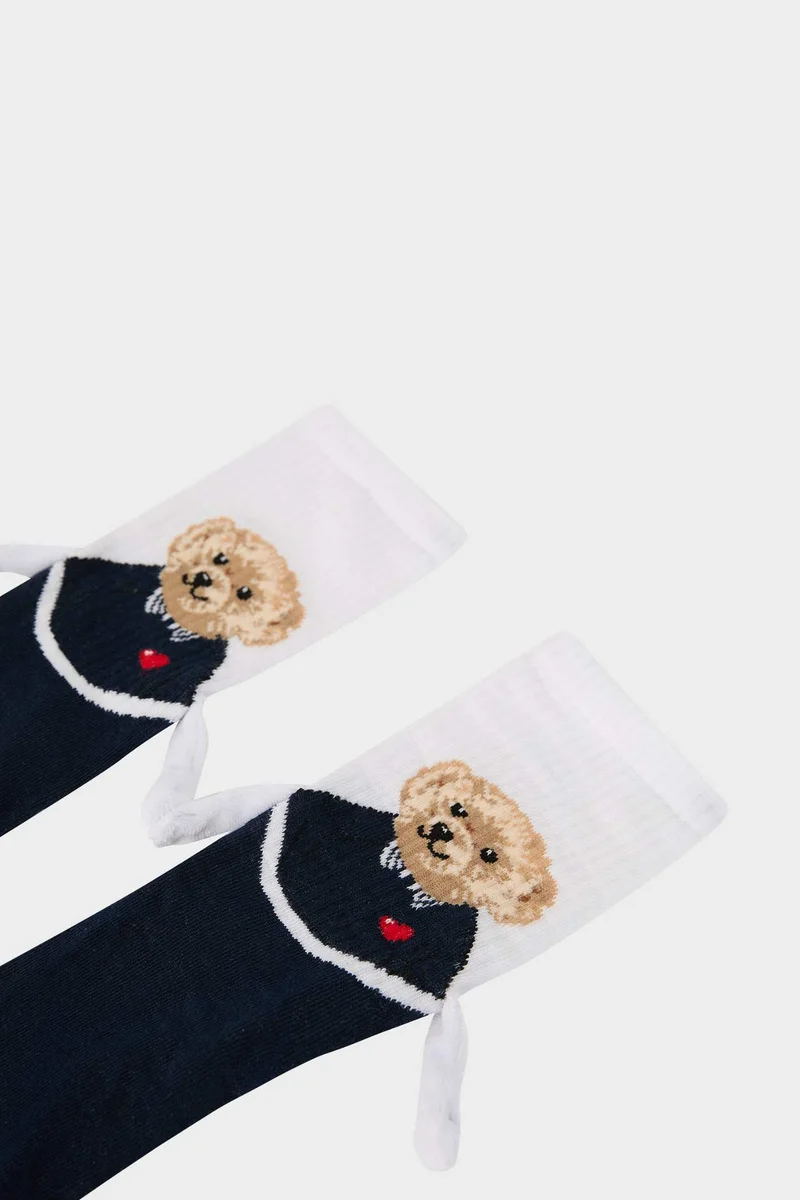 Defacto Man Magnetic Cotton Fun Socks