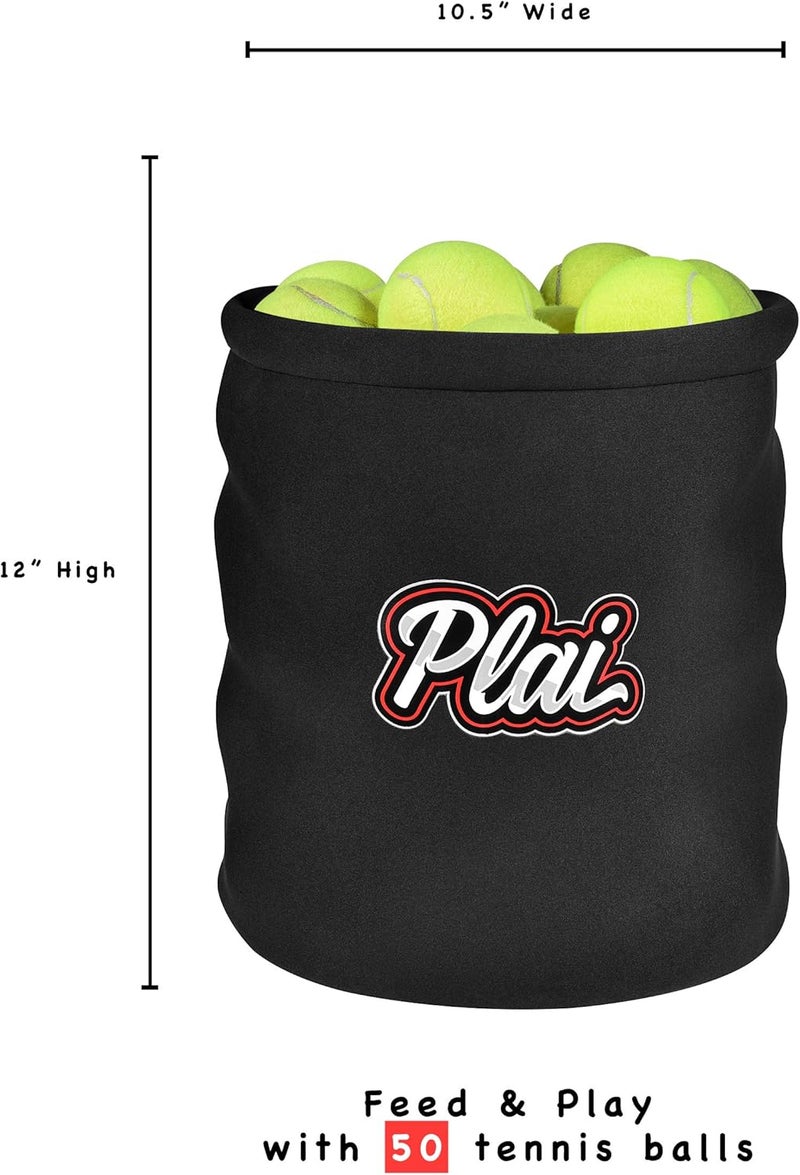 Plai Portable Pickleball Ball Collector Basket - Great for Tennis Training, Fast Feeder for Pickleball, Table Tennis or Baseball Balls, Fits Around Any Waist - Holds 50+ Balls - Image 5