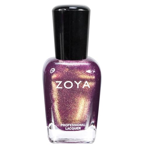 ZOYA Faye Nail Polish Bronzed Mauve Polish with Purple Brown Undertones and Gold Sparkle NeutralTone Gilded Color Big10Free Vegan 05 fl oz - Image 1