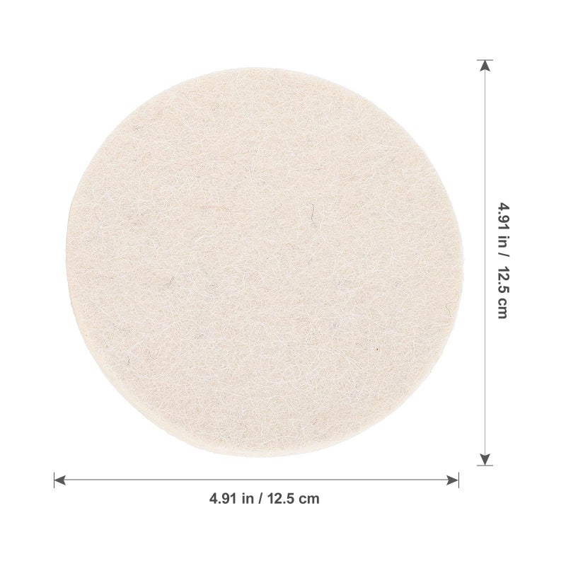 Self Adhesive 5 Inch Wool Felt Polishing Pads For Car Buffing Detailing - Image 3