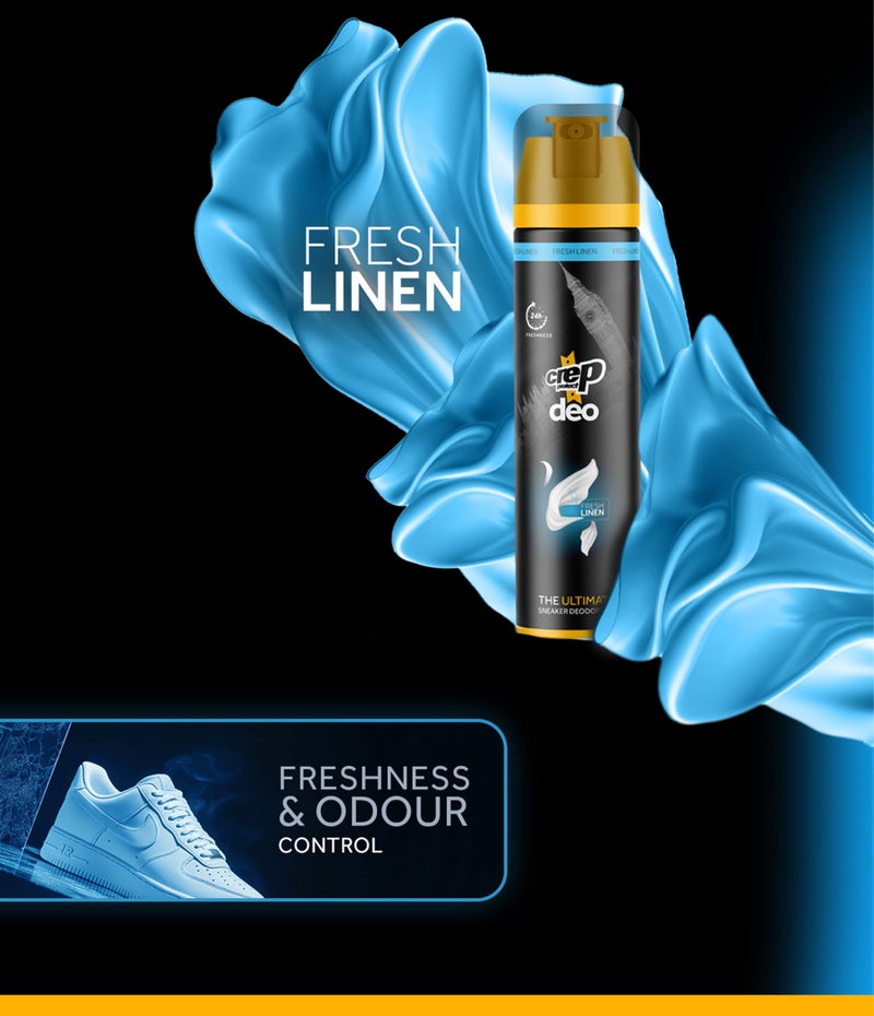 Crep Protect Shoe Deodorizer Spray - Foot & Shoe Odor Eliminator for Smelly Shoes, Sneakers, Boots, Suede & Nubuck - 24-Hour Freshness, Refreshing Scent (Vanquish, 5.07oz) - Image 2