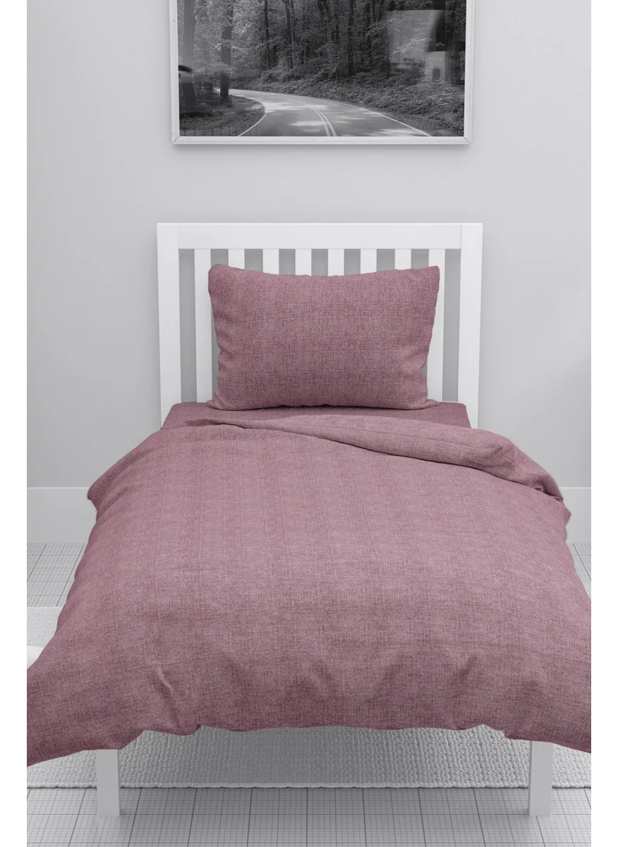 فافورا Glitter Solid Color Single Elastic Duvet Cover Set - Blue