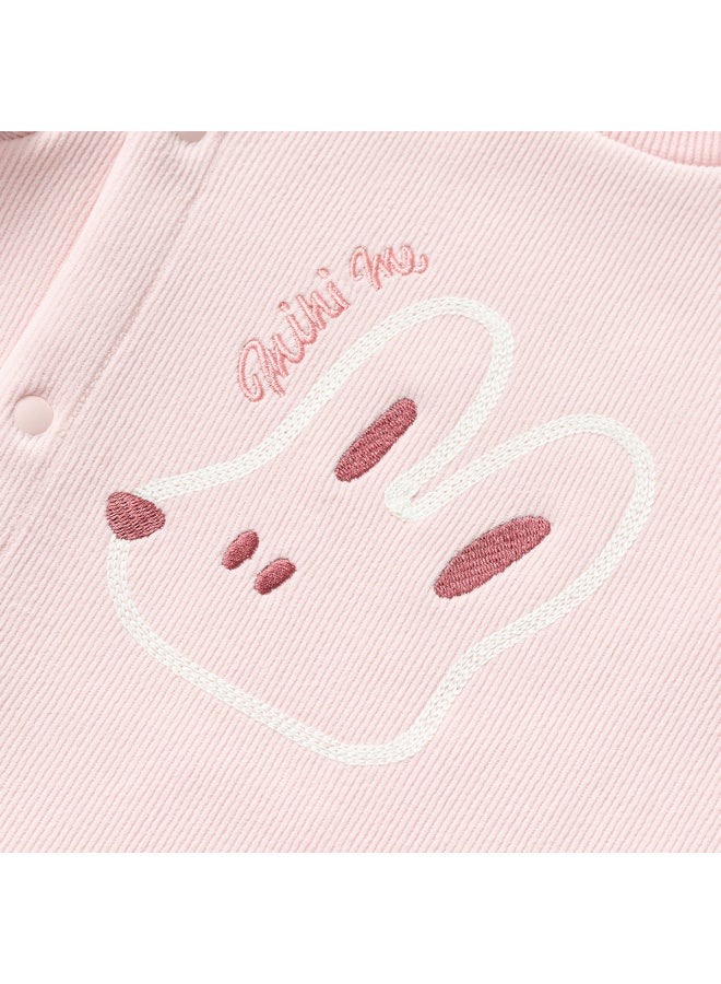 Minibala Plush Jumpsuit Warm Comfortable Fleece-lined Romper For Boys And Girls Baby Outdoor Crawling Clothes - Image 3