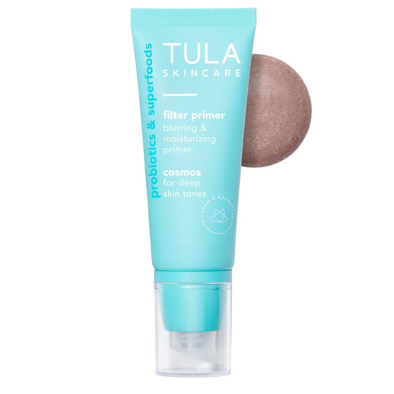 TULA Skin Care Face Filter Blurring and Moisturizing Primer - Cosmos, Evens the Appearance of Skin Tone & Redness, Hydrates & Improves Makeup Wear, 1fl oz - Image 1