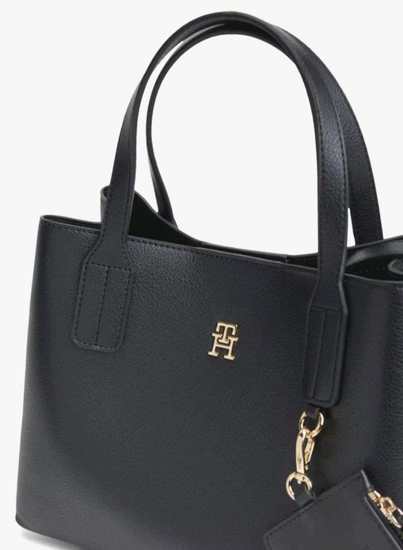 TOMMY HILFIGER Hilfiger Icon TH Monogram Crossbody Satchel - Image 4