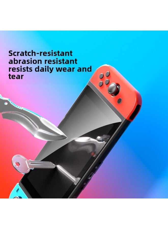 Suitable For Nintendo Switch2 Tempered Film HD Glass Protective Film Purple Eye Protection Game Machine Film PET Film-Color:Pet High-definition Soft Film 【kraft Paper Box】 - Image 3