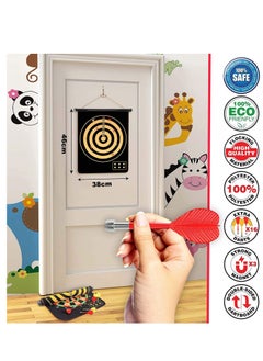 Alissa Magnetic Dart Board for Kids 15 Inch Double Sided Set Indoor Outdoor Game with 6pcs Safe Darts Gifts for Teenage Boys Girls  - Image 3