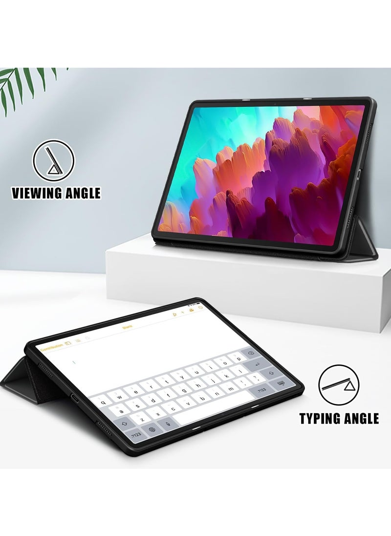 Generic - Smart Case Compatible with Lenovo Tab P12/Tab Pad Pro 12.7 Inch Tablet Case, Shockproof Soft TPU Case with Automatic Wake/sleep Magnetic Protection Tablet Cover - Image 1