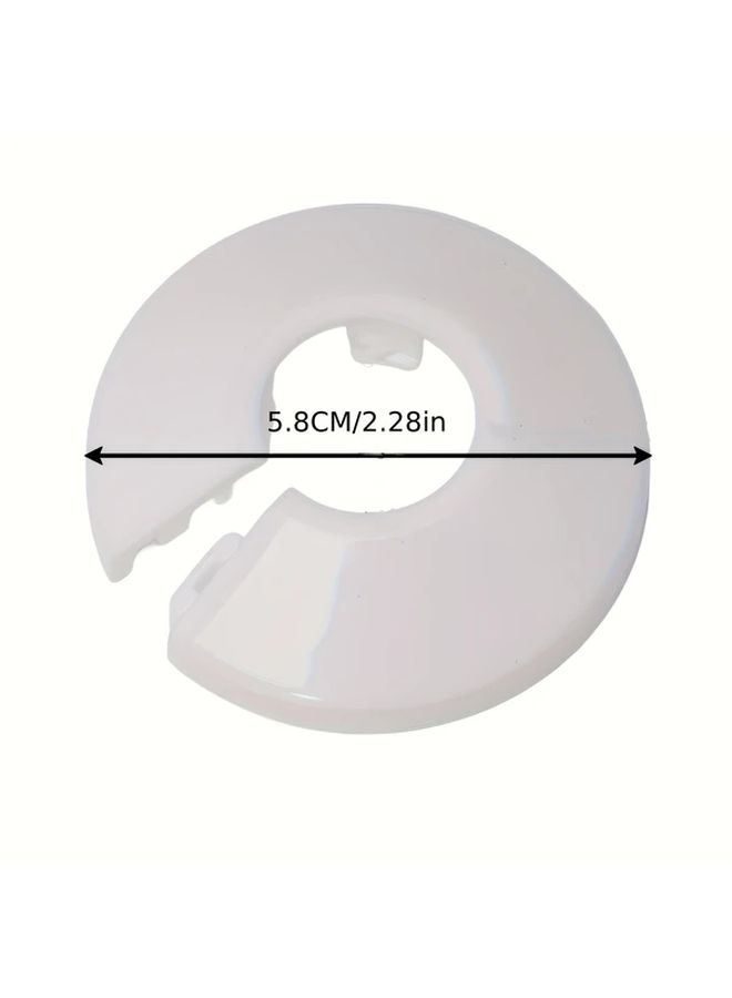 4pcs Chromium Plastic Triangular Valve Covers Snap On Faucet Pipe Shields Wall Hole Camouflage Bathroom Decor - Image 3