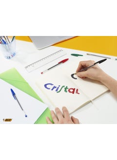 Bic Cristal Medium Ballpoint Pen Black Box of 50  - Image 4