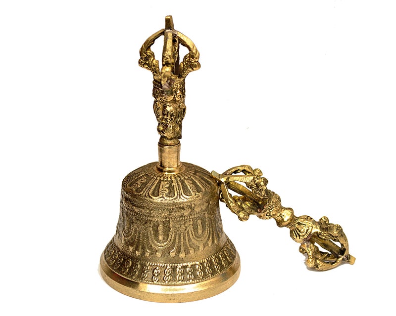 Dharma Store - Tibetan Buddhist Meditation Bell and Dorje Set - Image 2