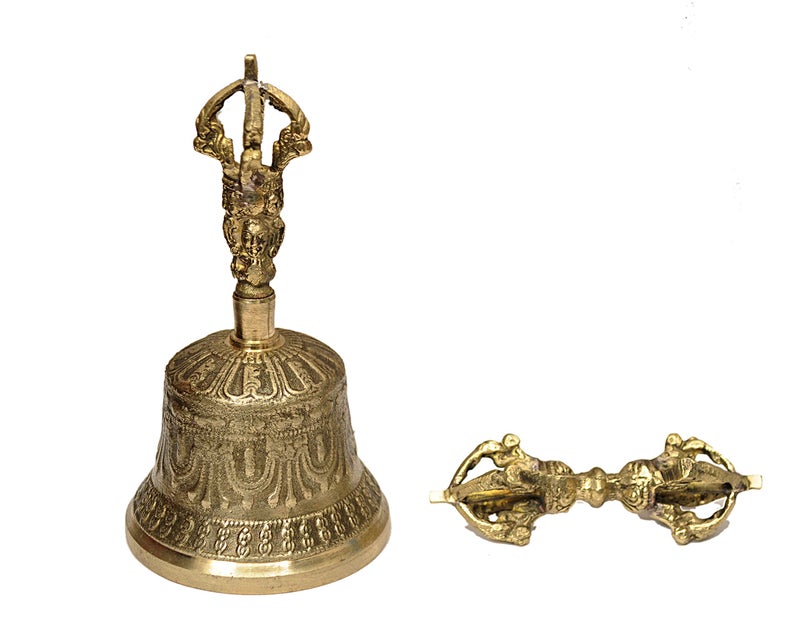 Dharma Store - Tibetan Buddhist Meditation Bell and Dorje Set - Image 1