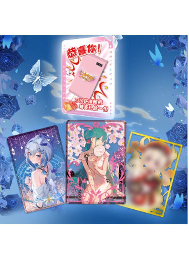Little Frog Goddess Series Goddess Story Five Yuan 9 Play Feng Chapter Bright Listing Card Blind Box Unpacking-Color:Rainbow Cultural Creative Sailor Moon Comes In A Box Of 14 Packs Of 3 Sheets Per Pack  - Image 4