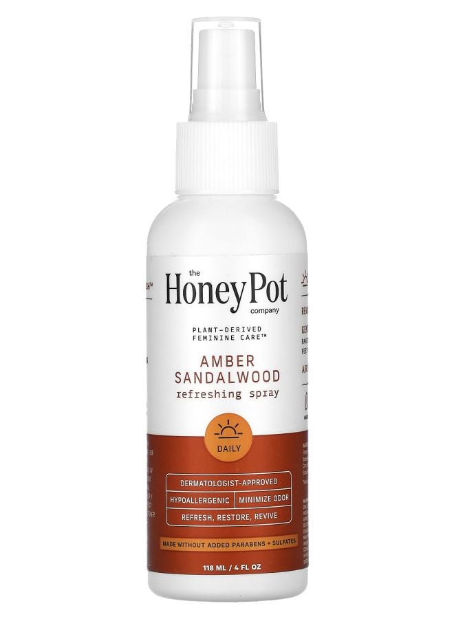 Amber Sandalwood Refreshing Spray 4 fl oz (118 ml)