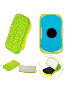 2 Pack Chalkboard Eraser Washable Reusable Microfiber Eraser Cleaning Chalk Markers Duster Tool In Home Classroom Office Attached 2 Pcs Microfiber Cloth Wp03