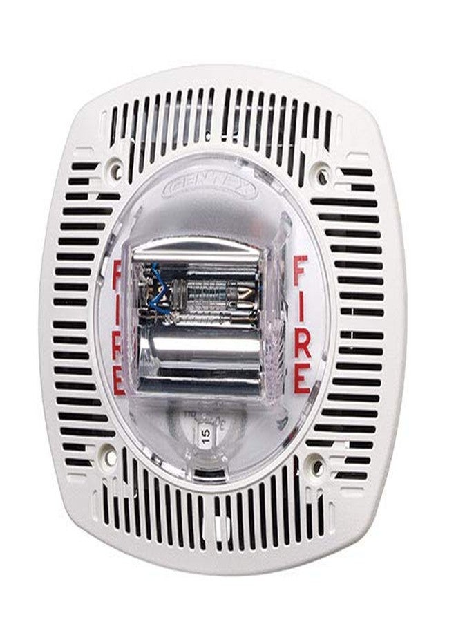 Gentex SSPK24WLPW 24V Selectable Candela Speaker Strobe (White) - Image 2