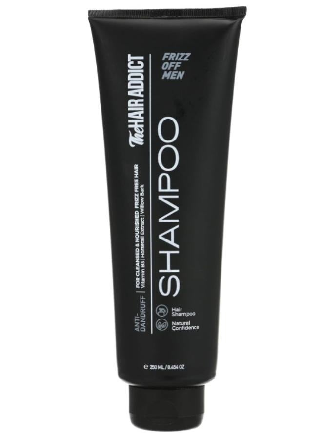The Hair Addict Frizz-Off MEN Shampoo 250ml Naturally Cleansing  Nourishing Anti-Dandruff 