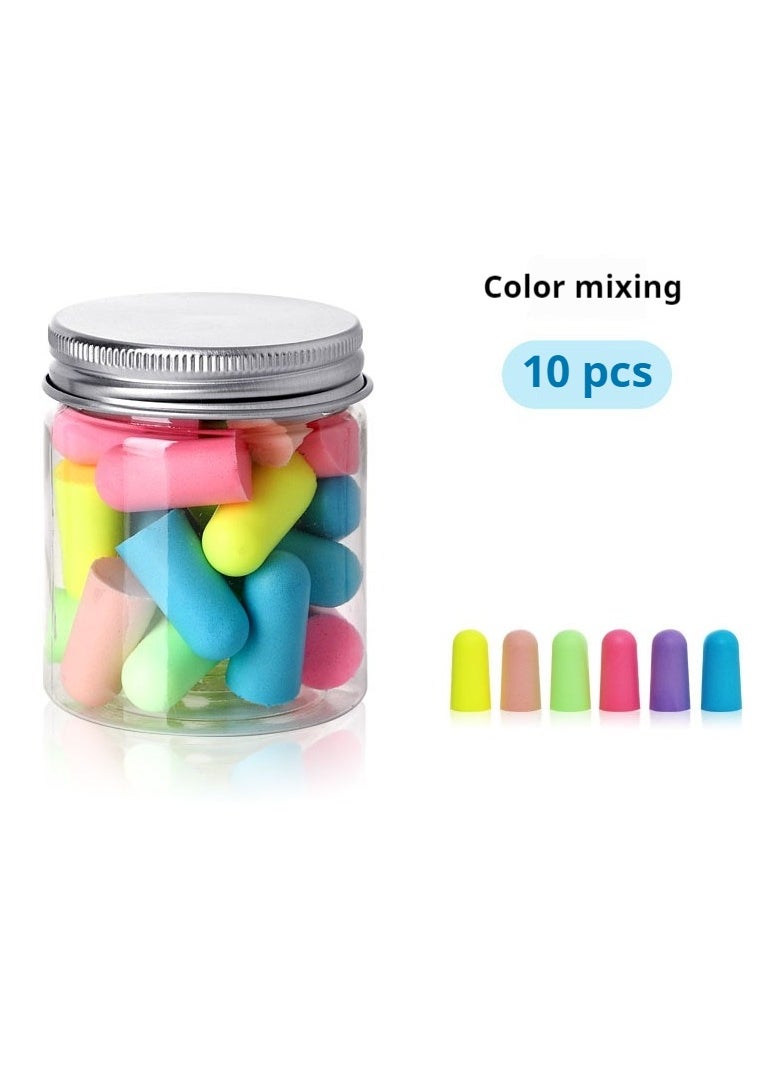 Generic EarPlugs,10 PCS Earplugs To Sleep Noise, Ear plugs for Swimming Earplug For Noise Cancelling Ultra Soft, Reusable Ear plug For Travel  - Image 1