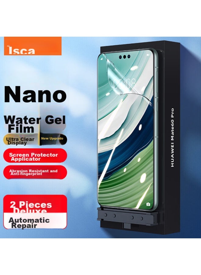 ISKA Yisika Hydrogel Film For Huawei Mate60pro/+ Mate60rs Master Edition Smartphone Soft Screen Protector, High-definition Non-tempered Full Adhesive Protective Film Jm880 - Image 1
