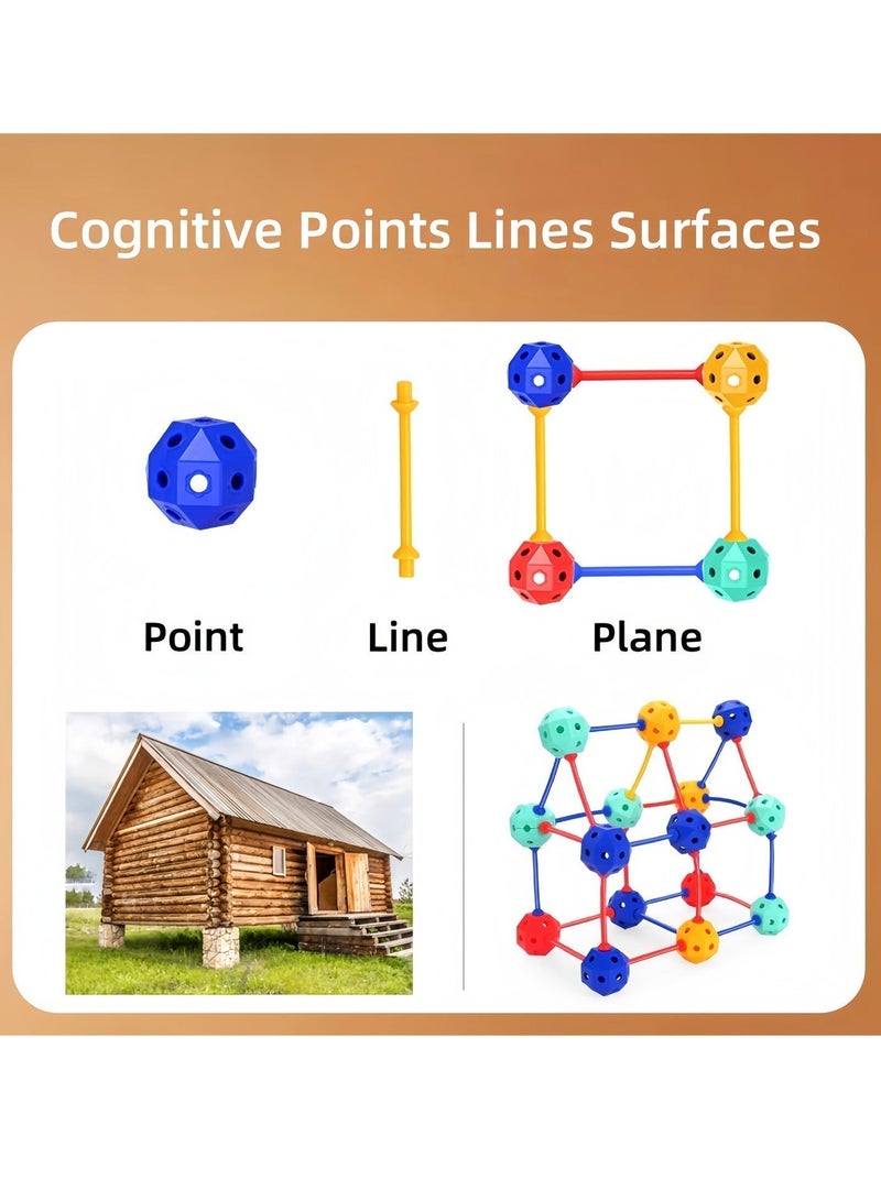 75Pcs Building Blocks for Toddlers & Kids Toy Building Sets with Storage Box - Educational Toy DIY Creative 3D Learning Toys s for Boys Girls Kids Age 3+ Years Old - Image 4