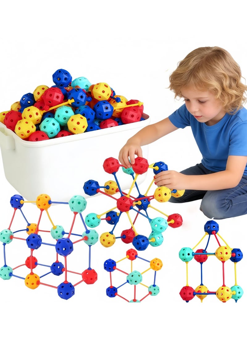 75Pcs Building Blocks for Toddlers & Kids Toy Building Sets with Storage Box - Educational Toy DIY Creative 3D Learning Toys s for Boys Girls Kids Age 3+ Years Old - Image 1