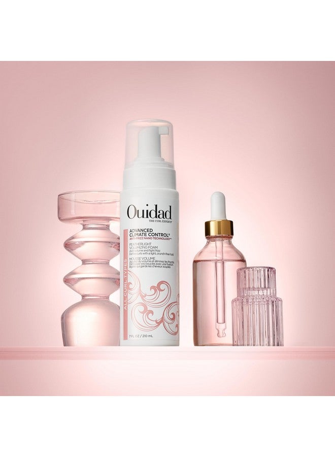 Ouidad Advanced Climate Control Volumizing Foam - 7 fl oz, Lightweight Hair Styling Foam, Anti-Frizz Nano Technology, Adds Volume, Fights Frizz & Defines Curls, Crunch-free Hold, For All Curl Types - Image 4