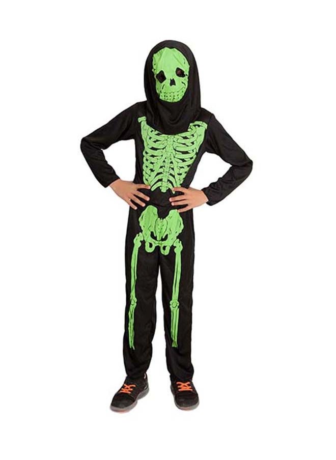 Party Magic Glowing Skeleton Boy Costume S 