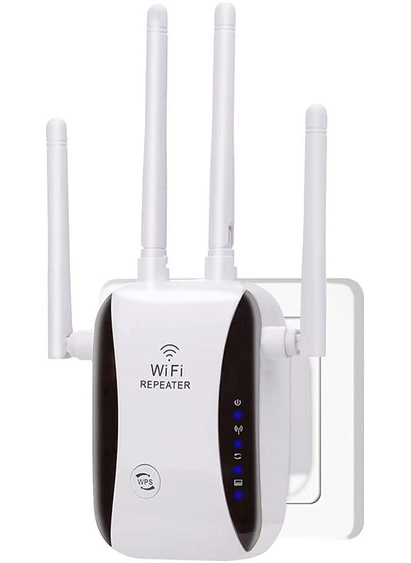 Generic - WiFi Extender, WiFi Signal Booster Up to 4000 Square Feet and 32 Devices, Home WiFi Extender Signal Booster, Remote Amplifier with Ethernet Port, Access Point, Alexa Compatible - Image 1